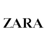 zara brand logo black symbol clothes design icon abstract illustration free vector
